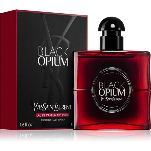 Yves Saint Laurent Black Opium Over Red parfumska voda za ženske 50 ml Slike