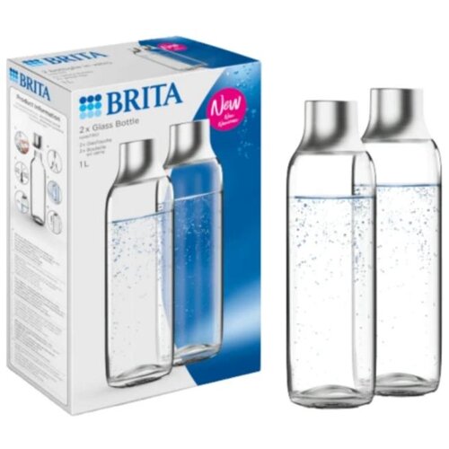 Brita sodaTRIO komplet dveh steklenic, srebrno-prozoren, (5000256304) Cene