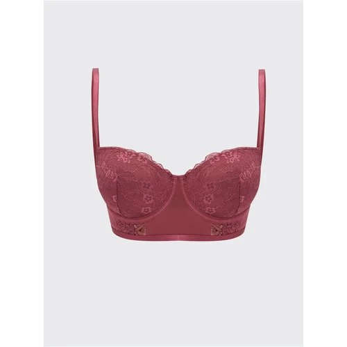 LC Waikiki Underwired Half Padded Lace Strapless Bra