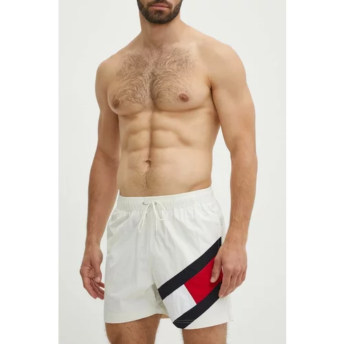 Tommy Hilfiger Kratke hlače za kupanje boja: bijela
