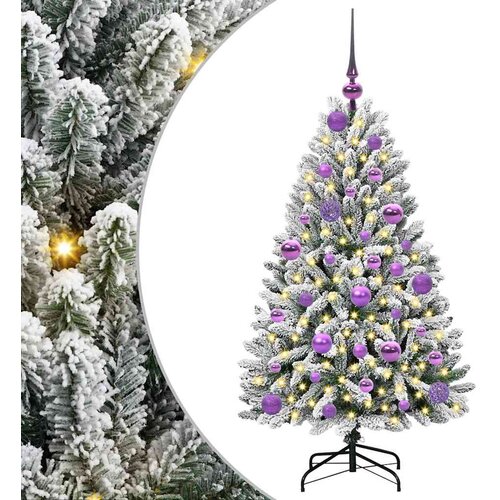 Umjetno božićno drvce 120 cm 150 LED lampica Topla bijela Slike