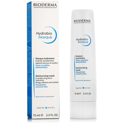 Bioderma hydrabio vlažilna maska za občutljivo kožo 75 ml za ženske Slike