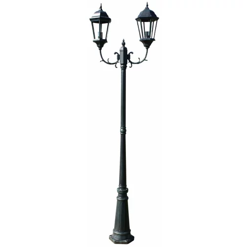  stupna svjetiljka 230 cm tamnozelena/crna aluminijska