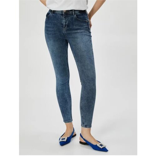Koton 4WAL40074MD Women&amp;#039;s Cotton Jeans MEDIUM INDIGO Slike