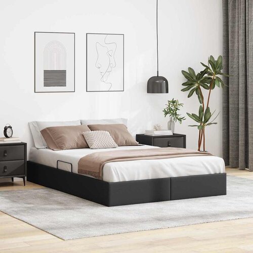  s od storage s pohranom Crna 153 x 203 cm Umjetna koža Cijene