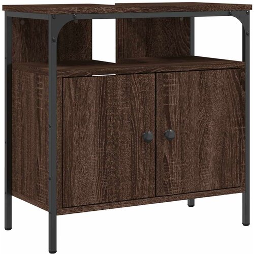 Maison Chic Omarica za umivalnik - Umivalniška omarica rjavi hrast 60x30x60 cm inženirski les, (21759021) Cene