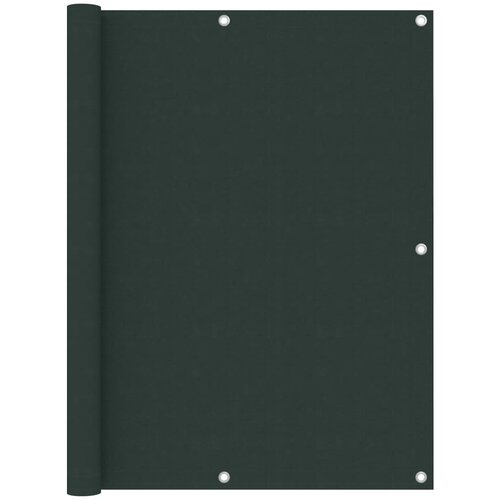 vidaXL Balkonsko platno temno zeleno 120x500 cm oksford blago Cene