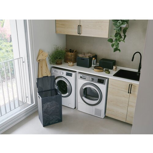 Curver Temno siva &amp;scaron;katla za shranjevanje s pokrovom iz reciklirane plastike 30x38x21 cm Kaya &amp;ndash; Slike