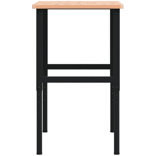  Radni stol 100x60x(71,5-98) cm od masivne bukovine pravokutni Slike