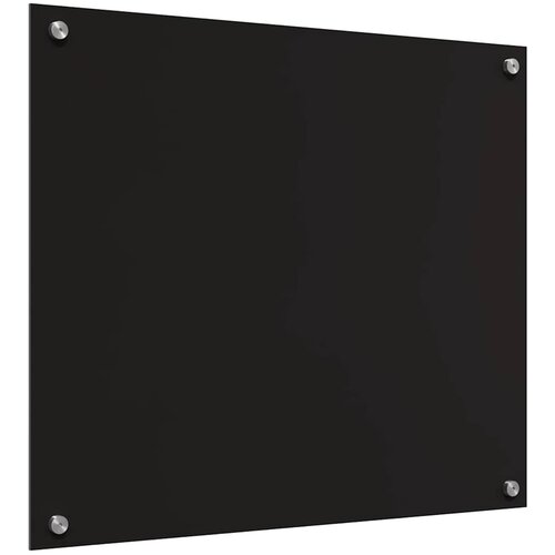  Kuhinjski zid 2 pcs Crna 70 x 60 cm Staklo otporno na udarce Slike
