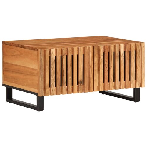 Furnova Klubska mizica 80x51x40 cm trden akacijev les, (21914628) Slike