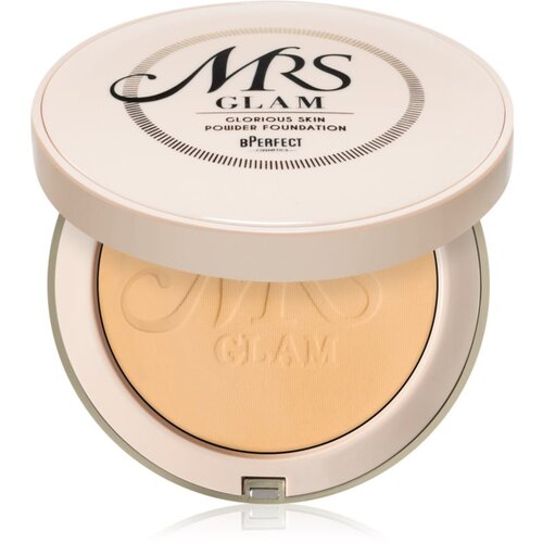 BPerfect Mrs Glam Glorious Skin Powder Foundation kompaktni puder za mat videz odtenek 04 Medium Gold 70 g Cene