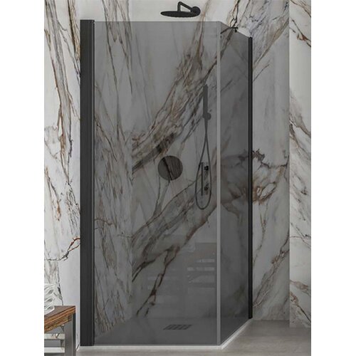 Karag kotna tu&scaron; kabina Alto Free Nero Fume, črna, 70x70x200 cm, S28AFNF70X70 Cene