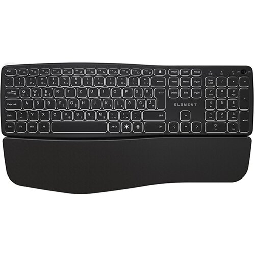 Element Tipkovnica ERGO S brezžična + Bluetooth / osvetljena / nizkoprofilna / ponovno polnl Cene