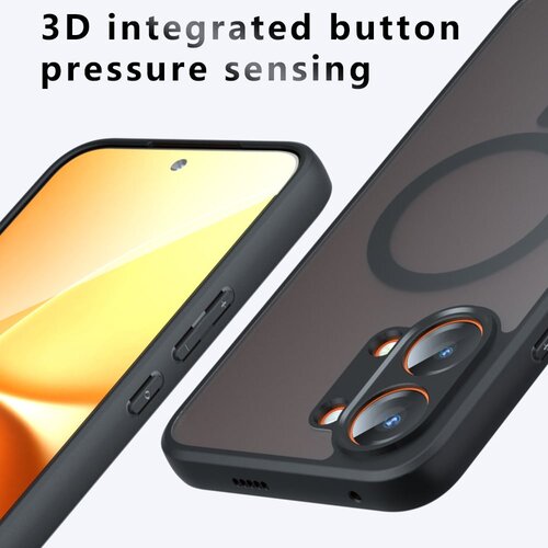Techsuit PureFrost MagSafe maska za Xiaomi Poco X8 Pro Max - matirano crna Slike