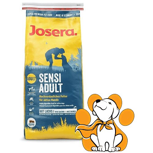 Josera sensi Adult 15kg, Odlična Dehidrirana Hrana za Odrasle Osetljive Pse Cene