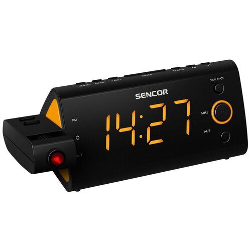Sencor Digitalni sat sa alarmom SENCOR SRC 330 OR narandžasti Slike