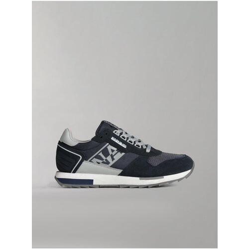 Napapijri Blue and Black Mens Sneakers with Suede Details - Men Slike