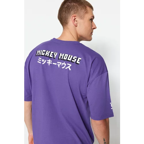 Trendyol T-Shirt - Purple - Oversize