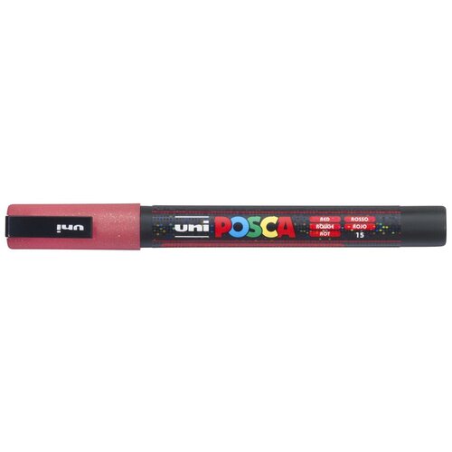 Marker Uni pc-3ml Posca glitter crveni Cene