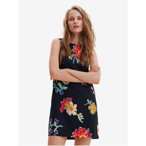 Desigual Black Women Floral Dress Sundance - Women | ePonuda.com