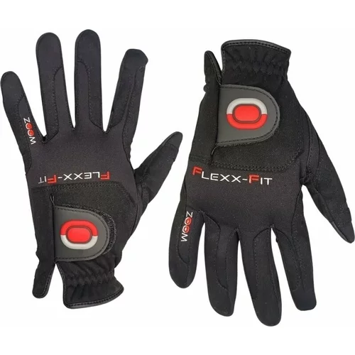 Zoom Gloves Ice Winter Unisex Golf Gloves Pair Black L