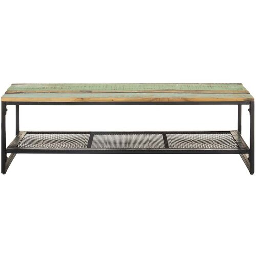  Stolić za kavu 110 x 60 x 35 cm od masivnog obnovljenog drva - 1 masivno obnovljeno drvo Slike