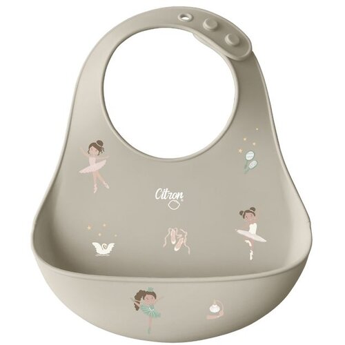 Citron podbradnjak silikonski podbradnjak Ballerina Silicone_Bib_Ballerina Slike