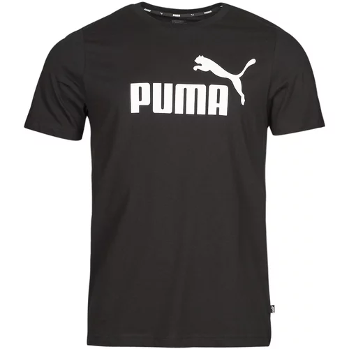 Puma Majice s kratkimi rokavi ESS LOGO TEE Črna