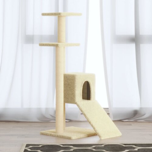 vidaXL Penjalica za mačke sa stupovima za grebanje krem 92 cm Cijene