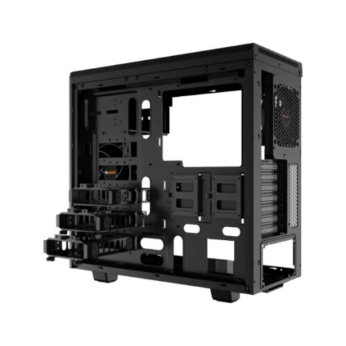 Be Quiet! PURE BASE 600 Black, MB compatibility: ATX, M-ATX, Mini-ITX, Two pre-installed Pure Wings 2 fans, Water cooling optimized with adjustable t Cene