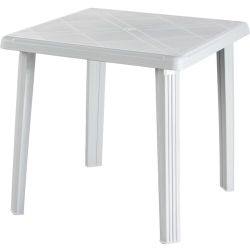  Miza (d 75 x š 75 cm, PVC, bela) Cene