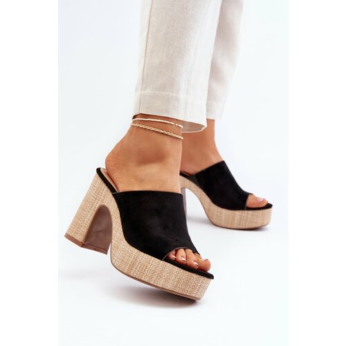 Kesi Women's high-heeled slippers, black, Siobhan Slike
