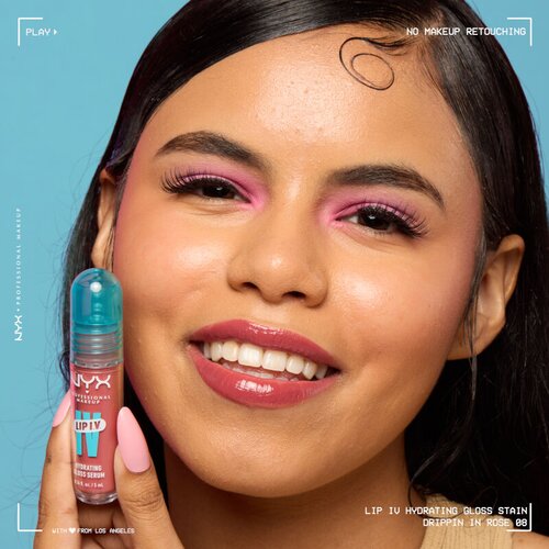 NYX Professional Makeup Lip I.V. Hydrating Gloss Stain sjajilo za usne 5 ml nijansa 05 Mocha Me Wet Slike