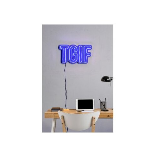 WALLXPERT Dekorativna plastična LED rasveta TGIF Blue Cene