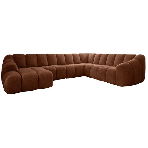 Miuform Kutna garnitura boja terakote (s desnim kutom/u obliku slova &amp;quot;U&amp;quot;) Shell &amp;ndash; Slike