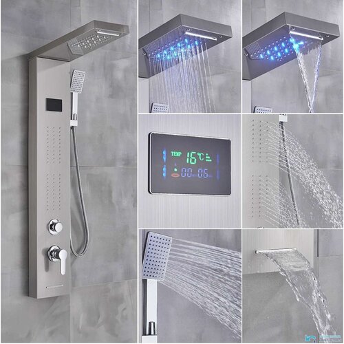  luksuzni led tuš panel | tuš sistem eyn BSP1912 - nikelj Cene