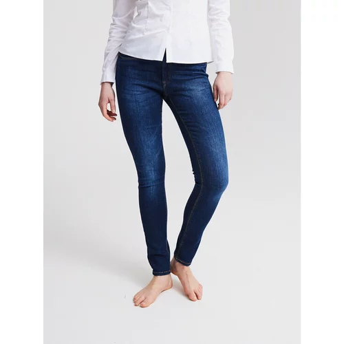 Ichi Jeans hlače 102011 Modra Skinny Fit