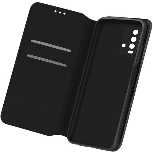 AVIZAR Ovitek za Xiaomi Redmi 9T, držalo za kartice in stojalo za video, magnetni preklop - crn, (20626032) Cene