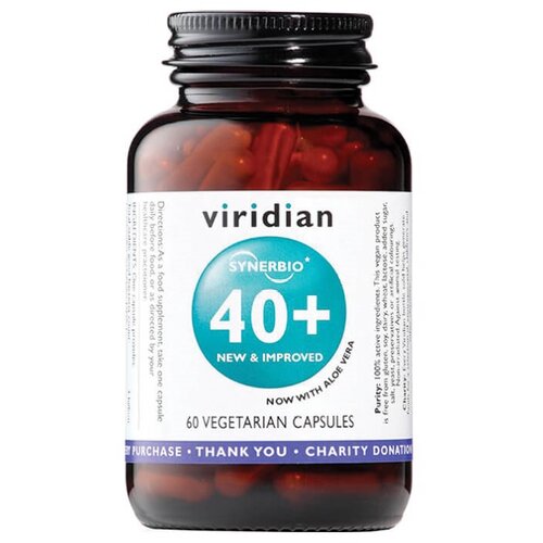 Viridian Nutrition Probiotiki dnevna simbioza 40+ (60 kapsul) Slike