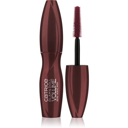 Catrice ETERNAL RED Glam & Doll Volume mini maskara za volumen in vihanje trepalnic odtenek C01 Burgundy 5.5 ml Cene
