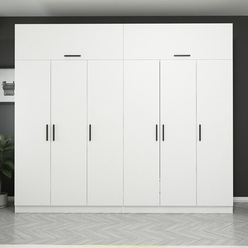 Hanah home Ormar Kale-3932, 270x255x52 cm, Bijeli Cene