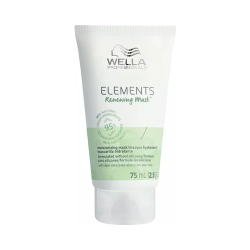 Wella Elements Renewing Mask maska za kosu oštećenu kosu 75 ml za ženske