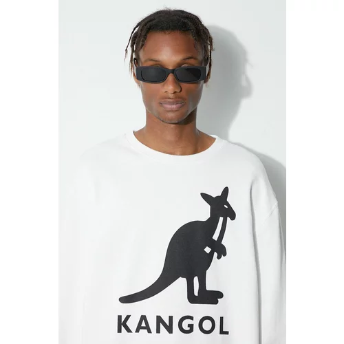 Kangol Bombažen pulover črna barva