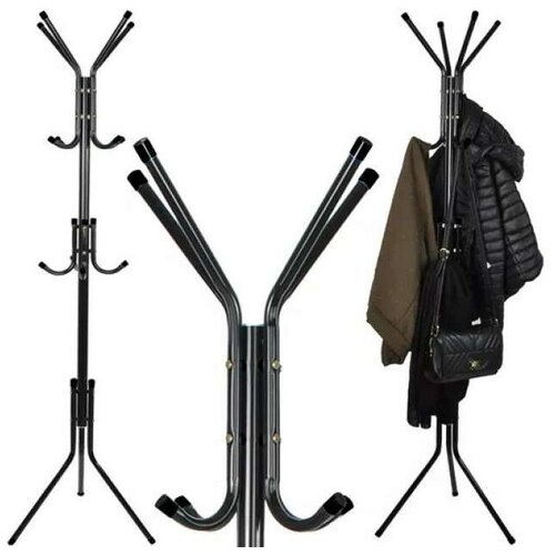  Stalak za kapute 170 cm RUHHY 23815 - crni Cijene
