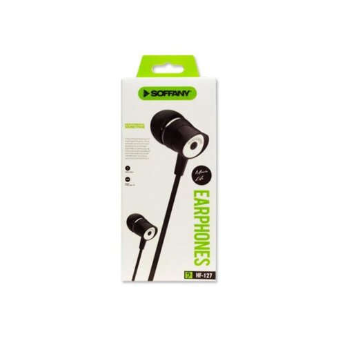 Slušalice 3,5mm soffany HF-127 crna Slike