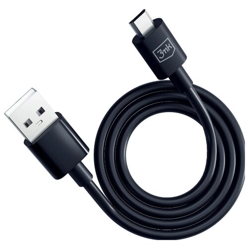 3mk hyper kabel USB-A na mikro - črn Cene