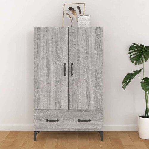  Visoka komoda boja hrasta sonome 70x31x115 cm konstruirano drvo Slike