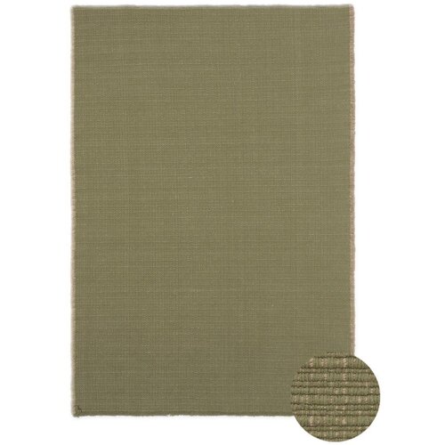 Lorena Canals Kaki zeleni ručno rađen pamučan tepih 140x200 cm Handloom &amp;ndash; Slike