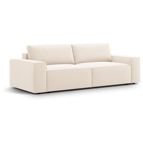 Micadoni Bež sklopiva sofa od boucl&amp;eacute; tkanine 247 cm Jodie &amp;ndash; Home Slike